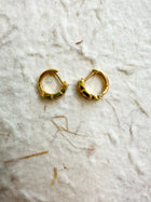 The Emerald Snap Hoops