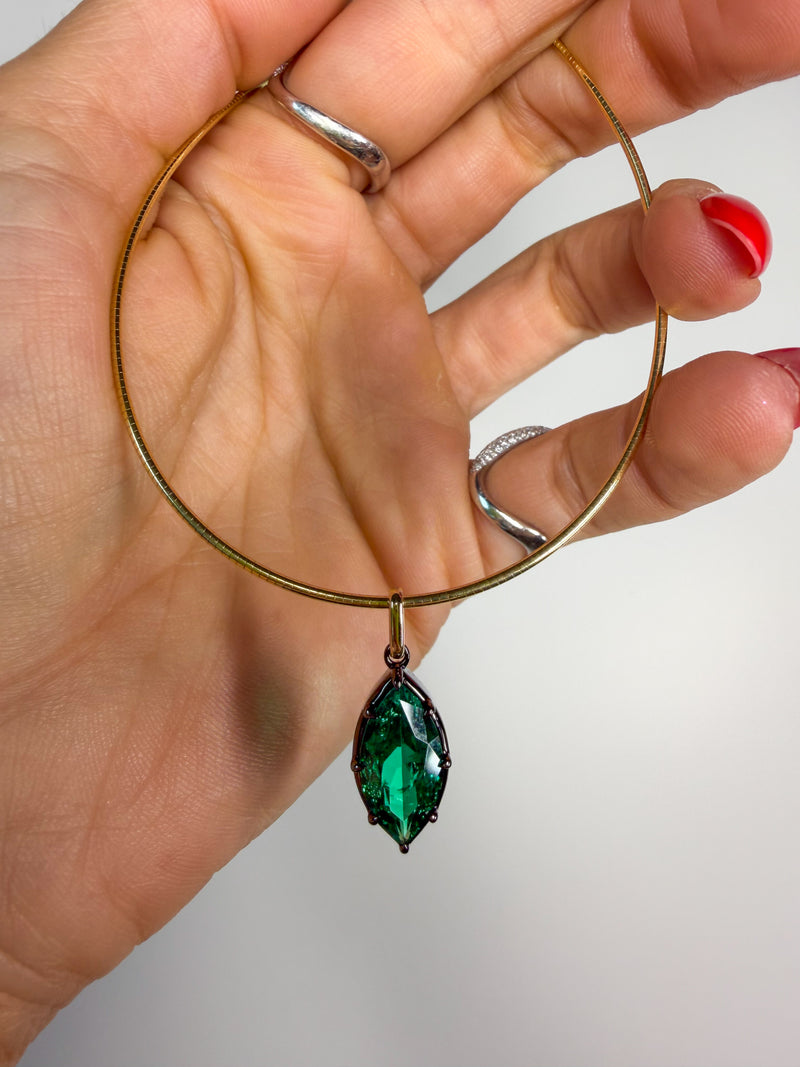 Verde Heirloom Marquise Pendant