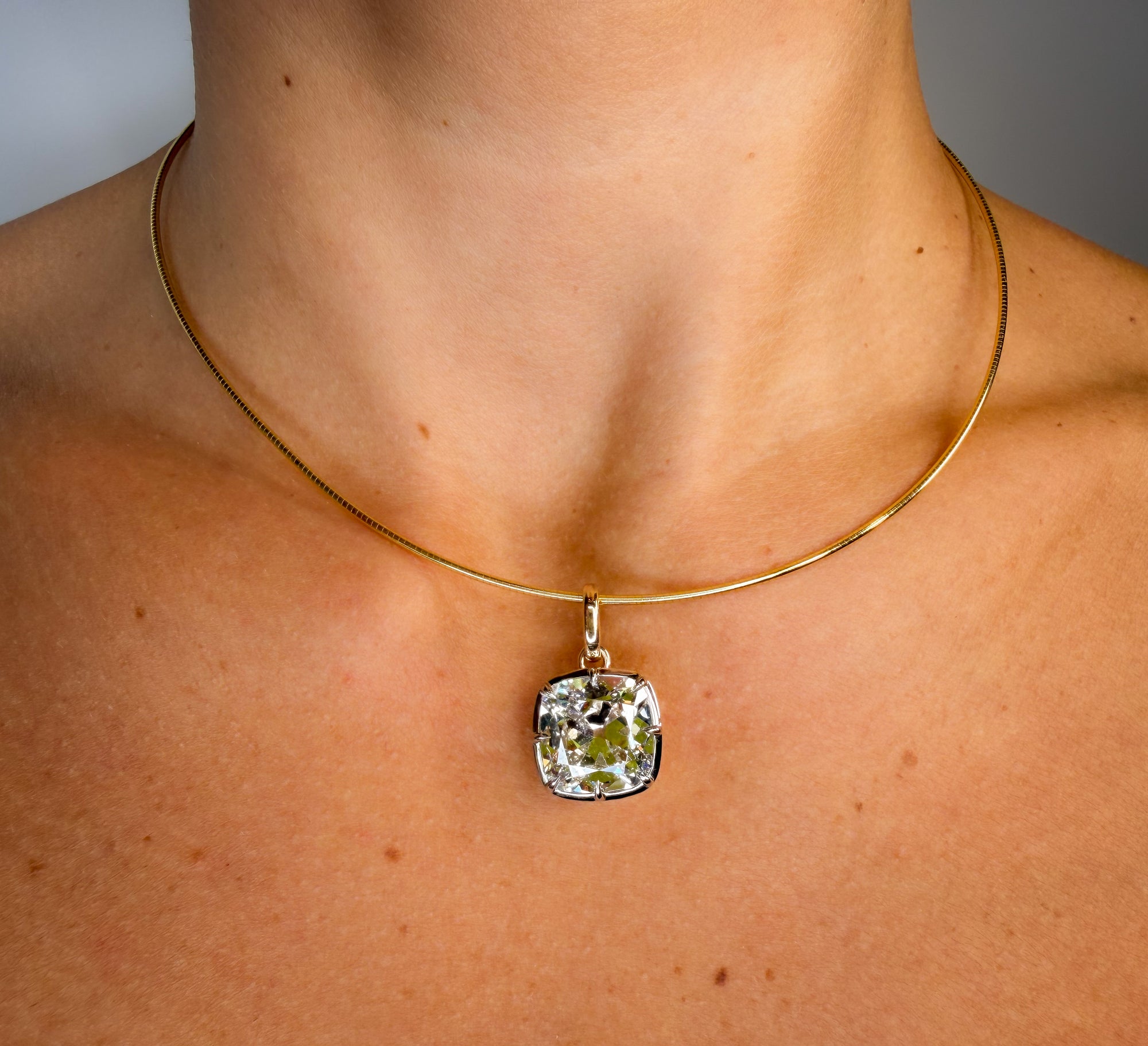 Heirloom Antique Cushion Pendant