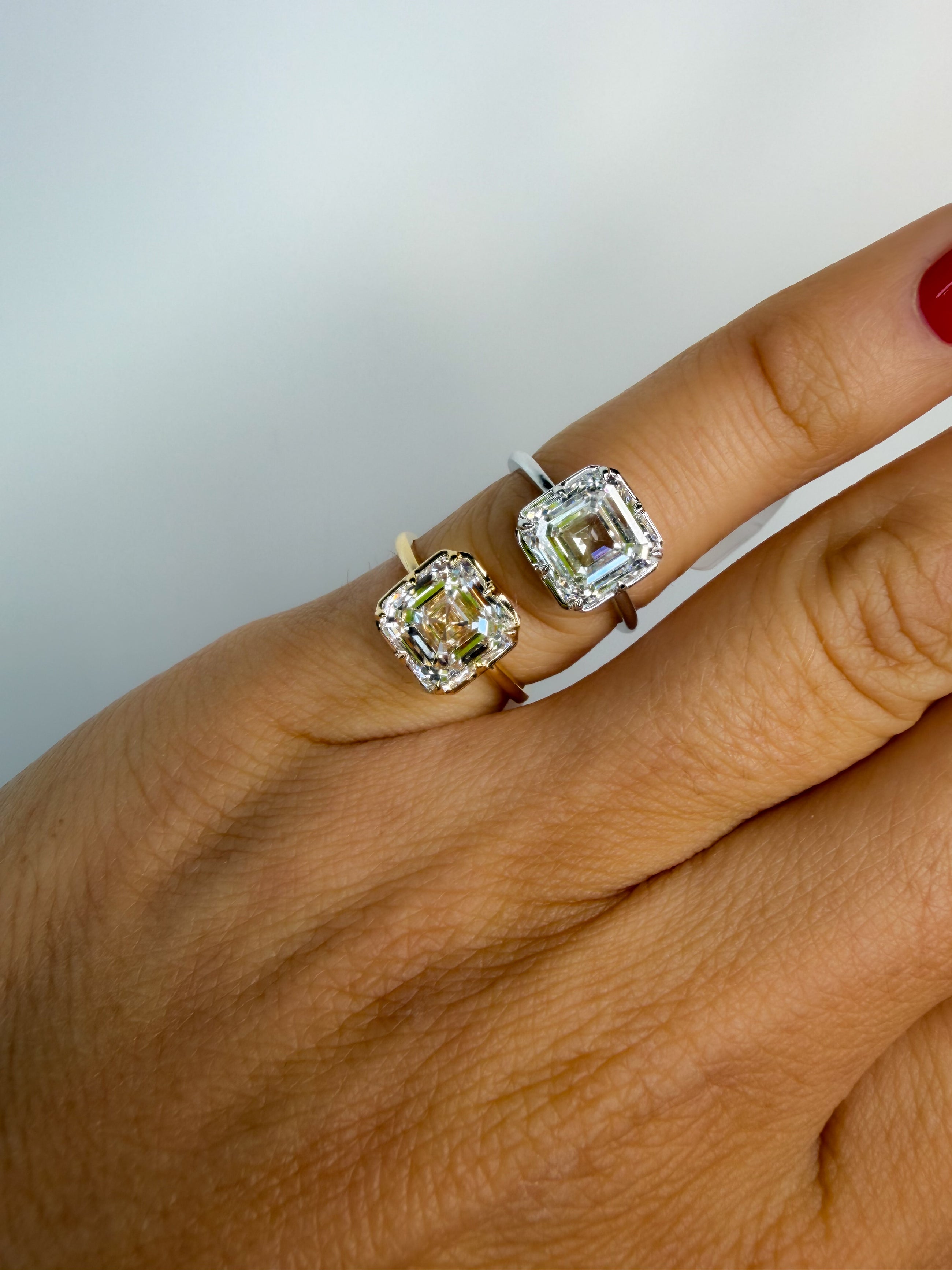 The Ride-or-Die Asscher Pinky Ring
