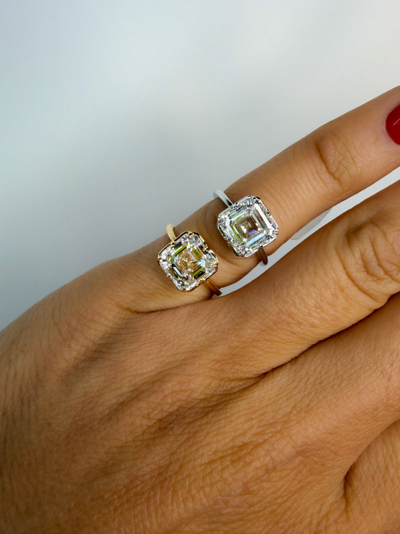 The Ride-or-Die Asscher Pinky Ring