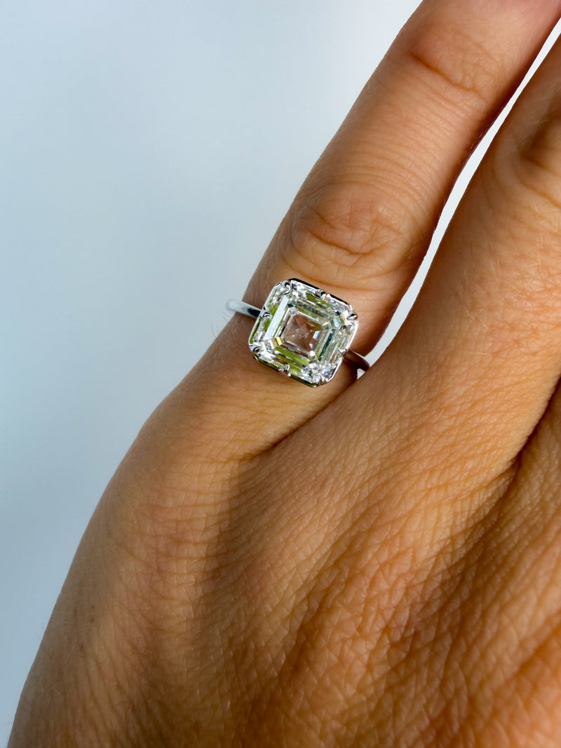 The Ride-or-Die Asscher Pinky Ring