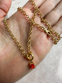 Orange Twist Necklace