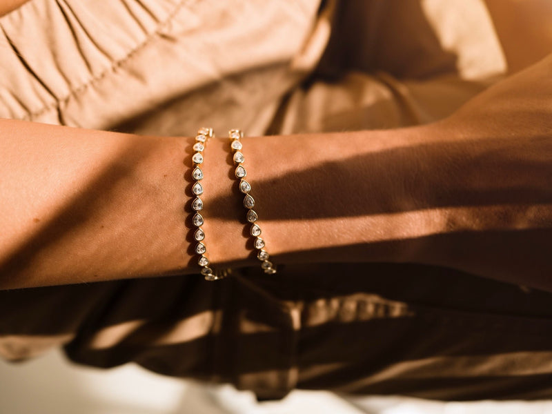 Pear Tennis Bracelet