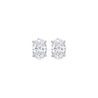 The Statement - Oval Cut 4ctw Diamond Studs