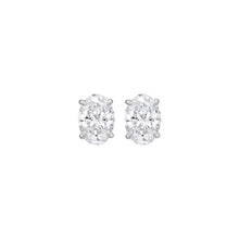 The Statement - Oval Cut 4ctw Diamond Studs