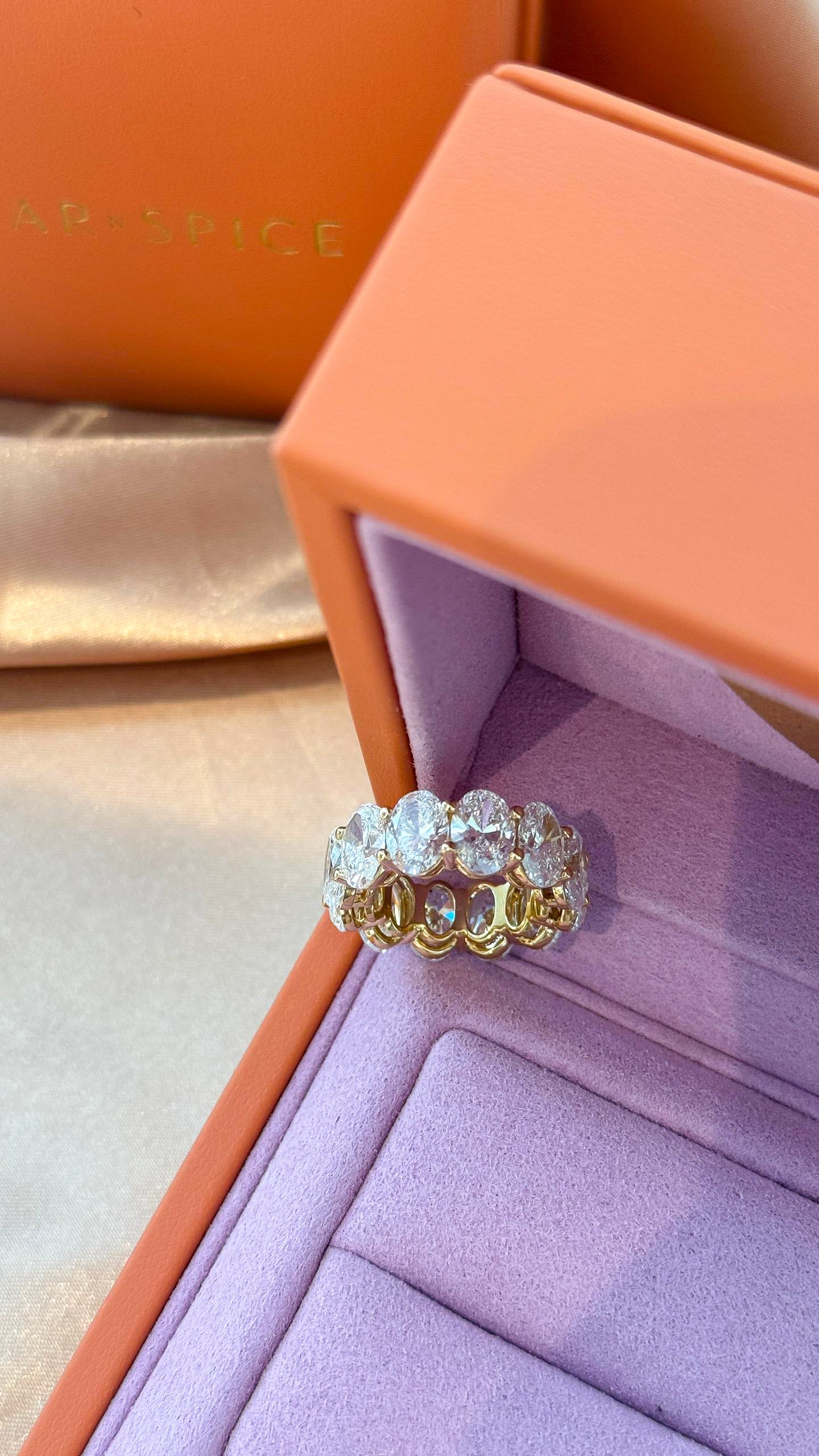 The Royale Oval Eternity Band