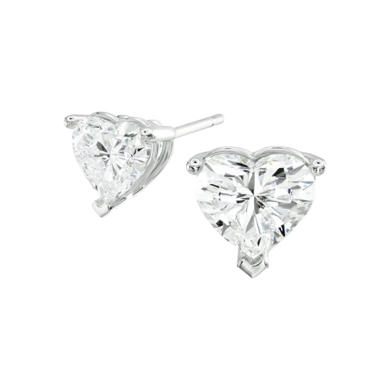 Queen of Hearts 8ctw Diamond Studs