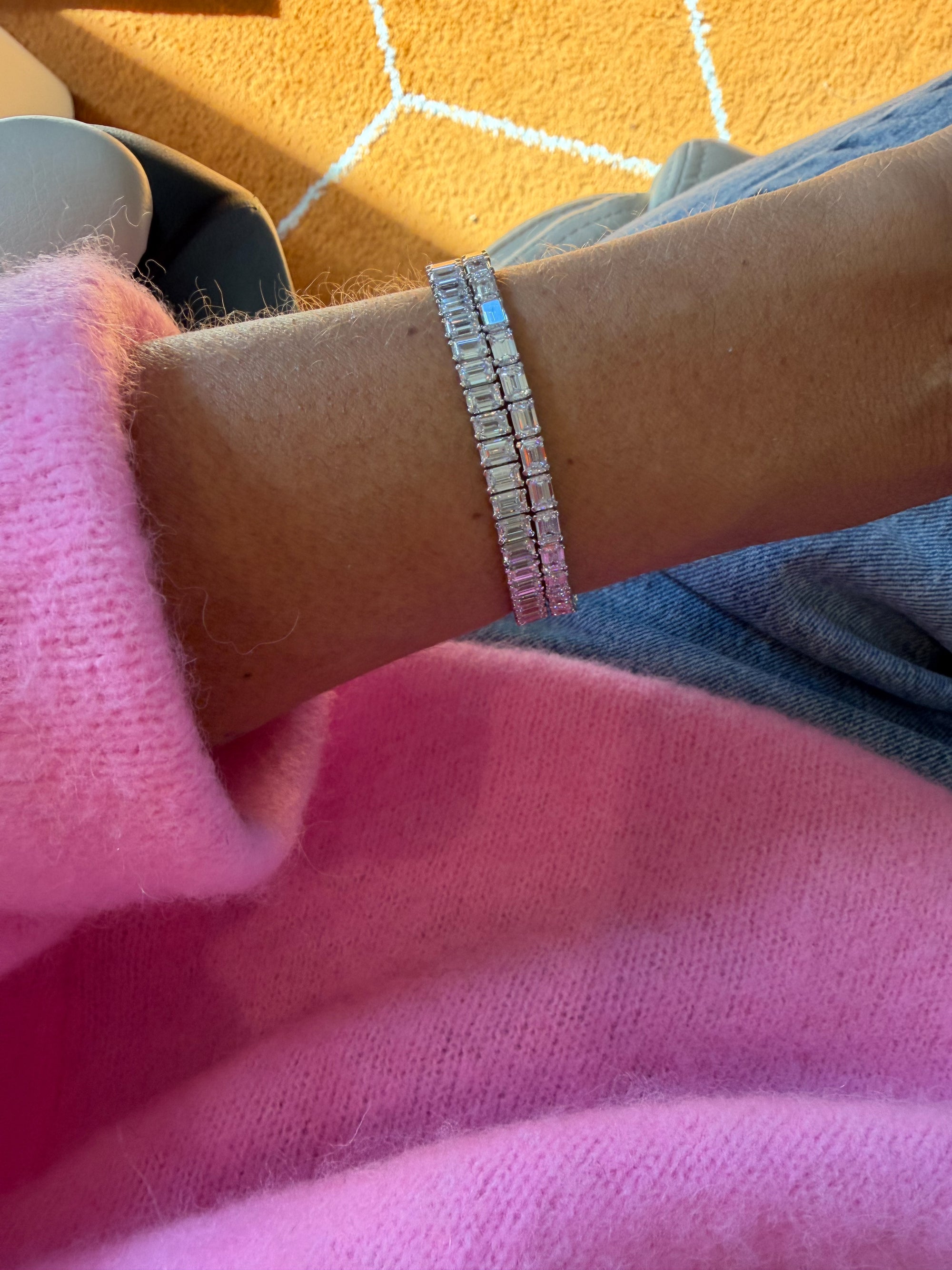 The Emerald Cut Tennis Bracelet