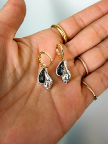 Silver Conch Earrings