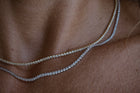 The Faux Diamond Tennis Necklace