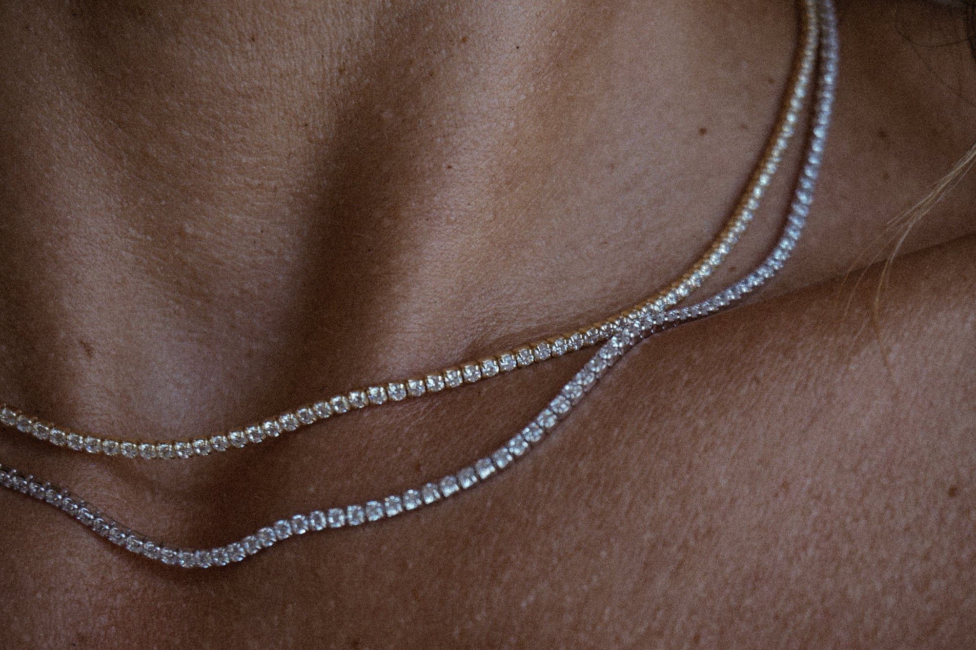 The Faux Diamond Tennis Necklace