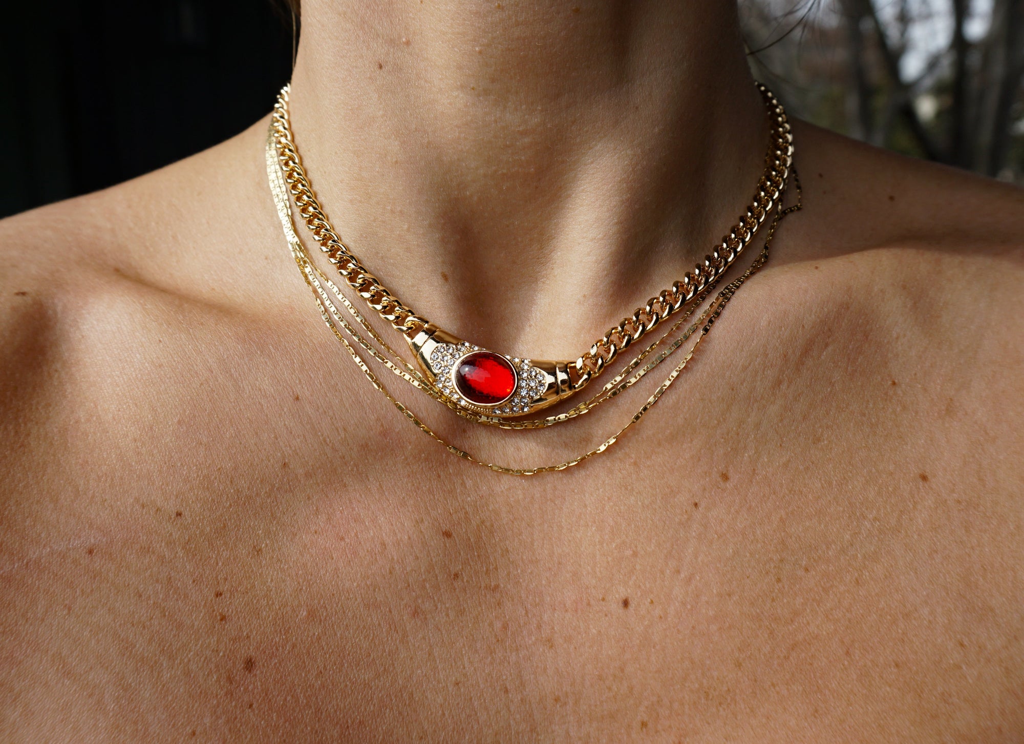 Ruby Woo Necklace