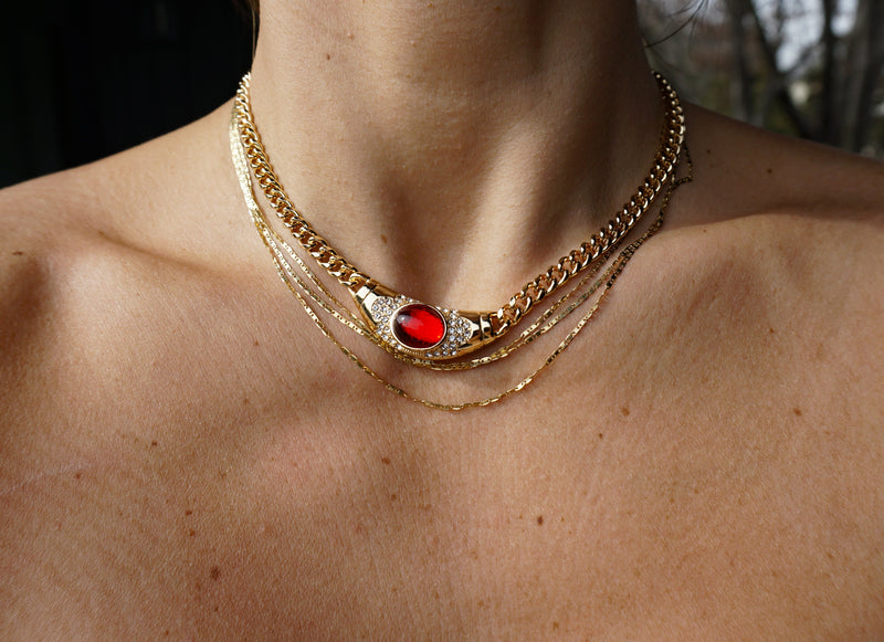 Ruby Woo Necklace