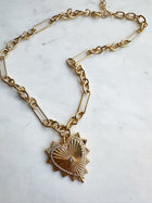 Heart Ray Necklace