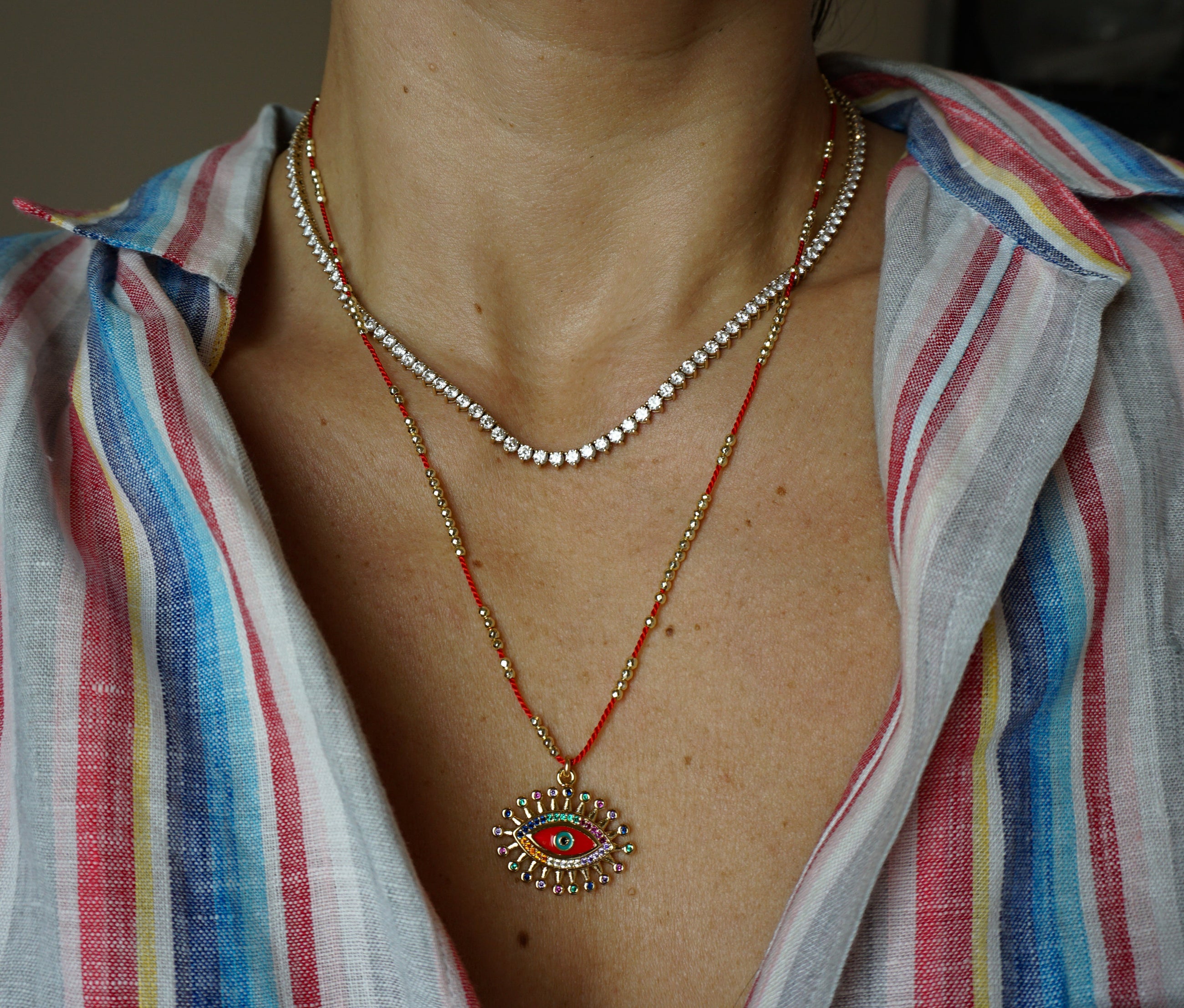 The Eye Thread Necklace