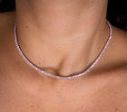 The Pink Panther Diamond Tennis Necklace