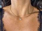Georgian Asscher Pendant Necklace