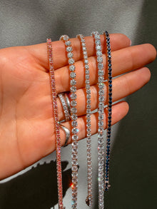 The Floating Diamond Tennis Bracelet