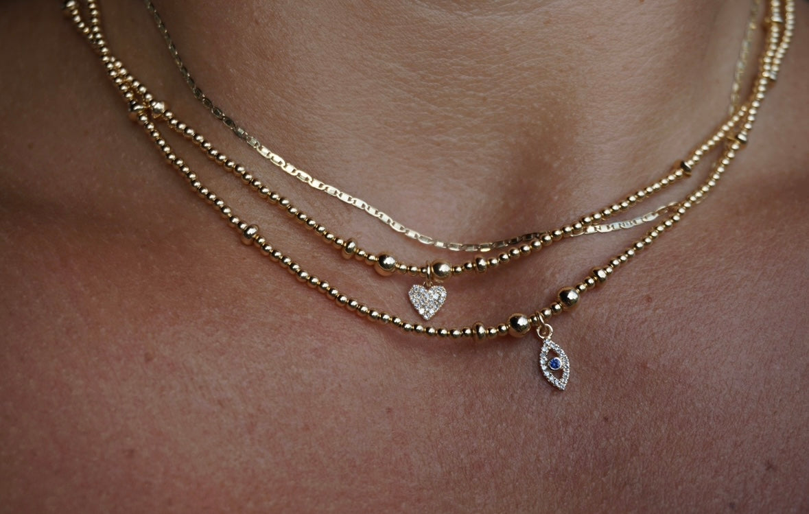 Diamond Mini Heart Necklace