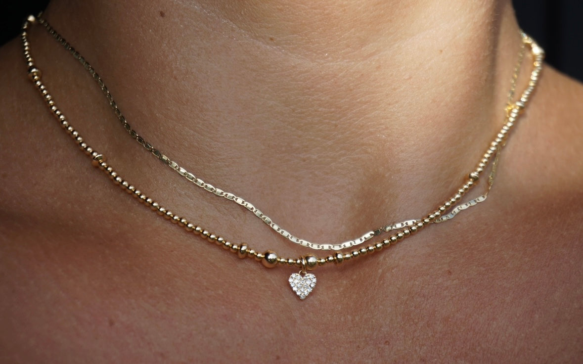 Diamond Mini Heart Necklace