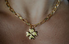 Heart Clover Necklace
