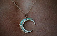 Opal Crescent Moon Necklace