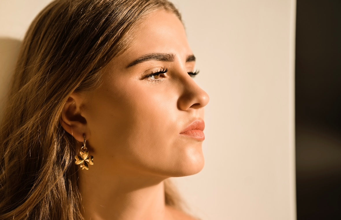 Heart Clover Earrings