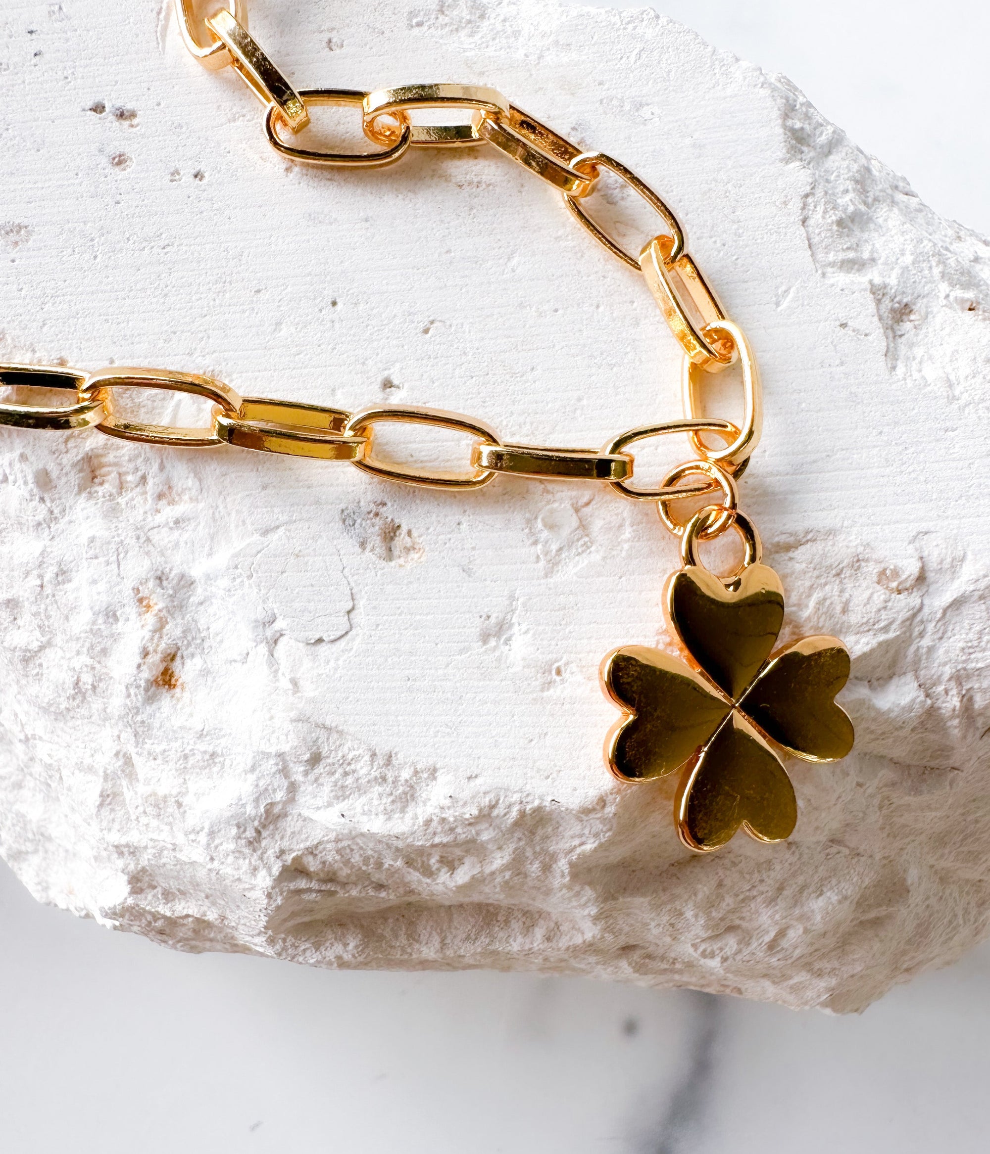 Heart Clover Necklace