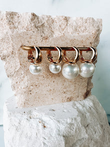 Mother of Pearl Hoops