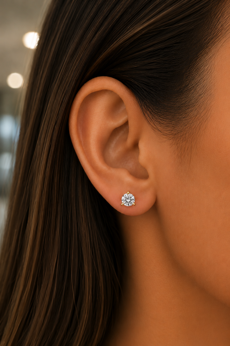 The Everyday Icons - Brilliant Cut 2ctw Diamond Studs