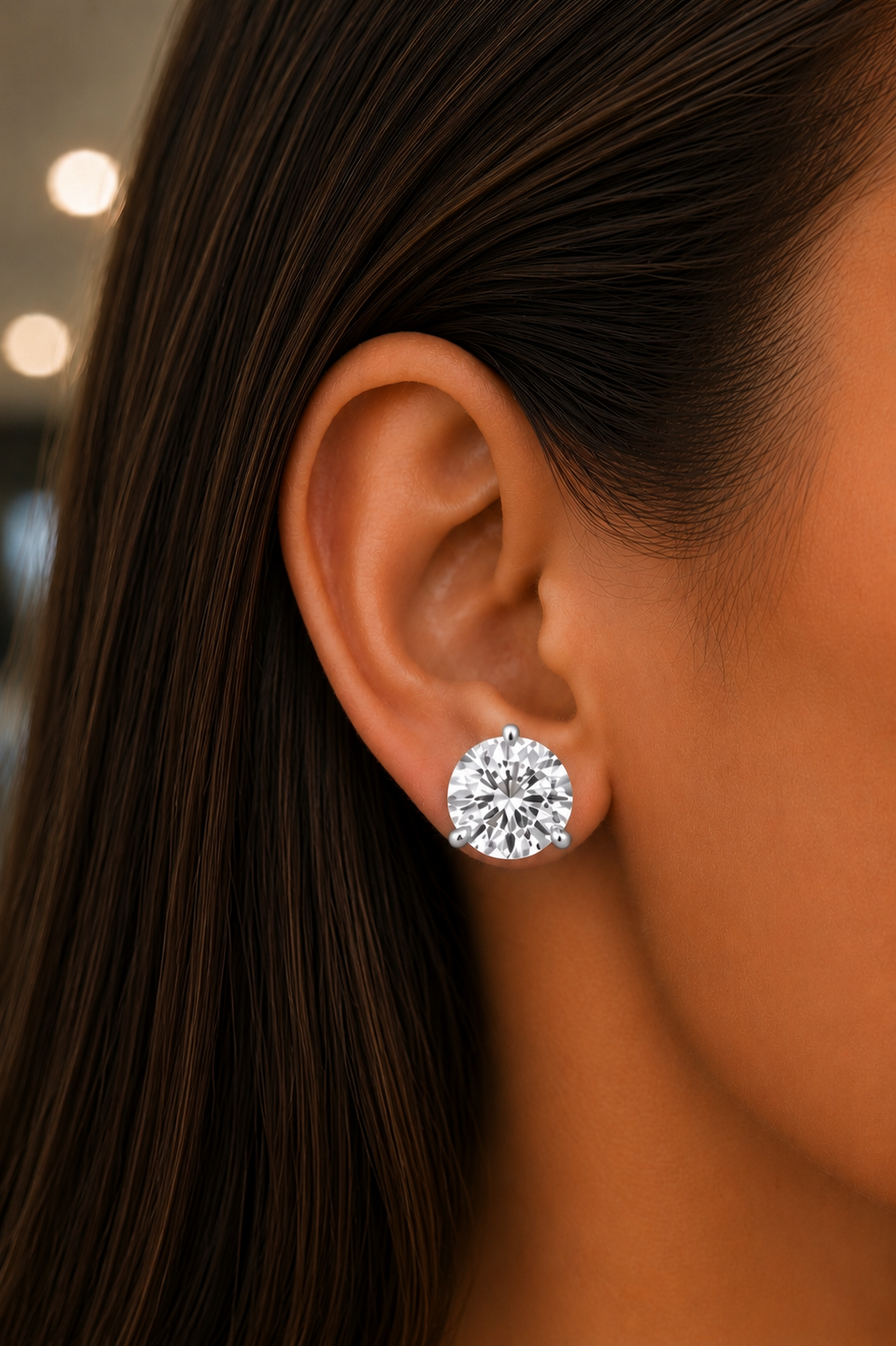 BAM BAM - Brilliant Cut 12ctw Diamond Studs