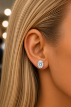 The Statement - Oval Cut 4ctw Diamond Studs