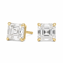 The Noble - Asscher Cut 10ctw Diamond Studs