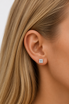 The Icebox - Asscher Cut 3ctw Diamond Studs
