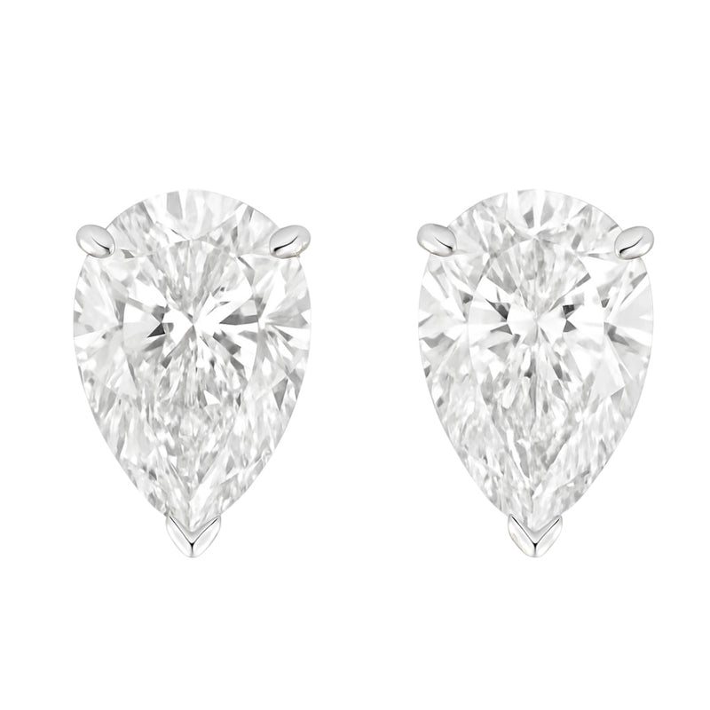 Spiked Pears - 10ctw Diamond Studs