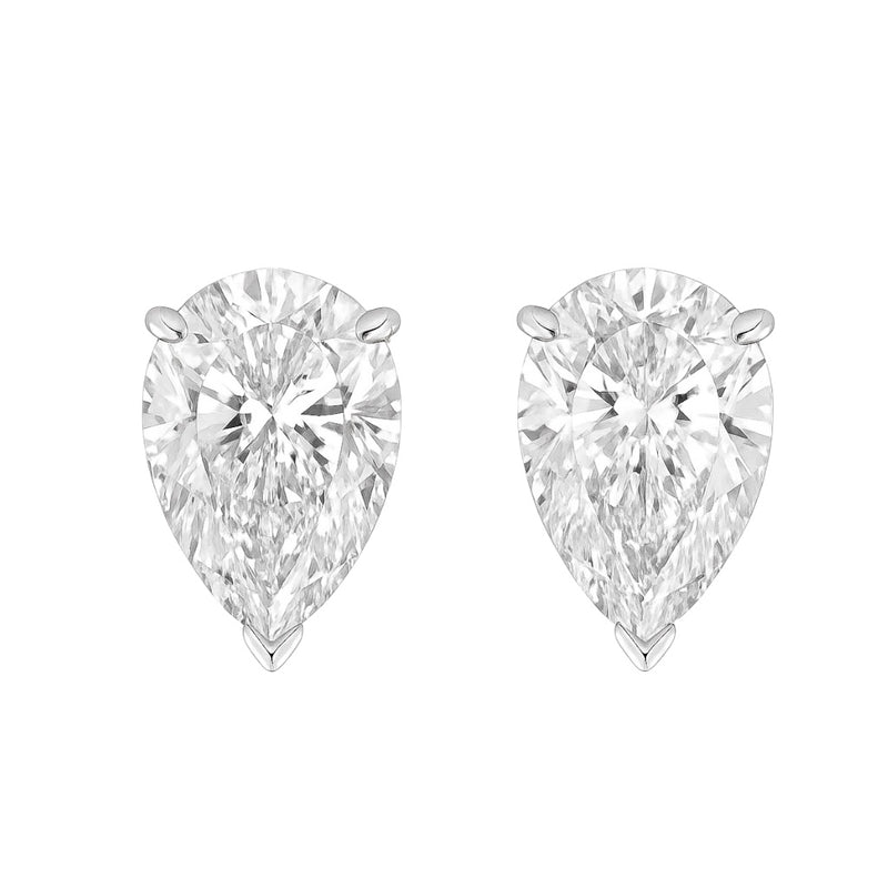 Spiked Pears - 10ctw Diamond Studs