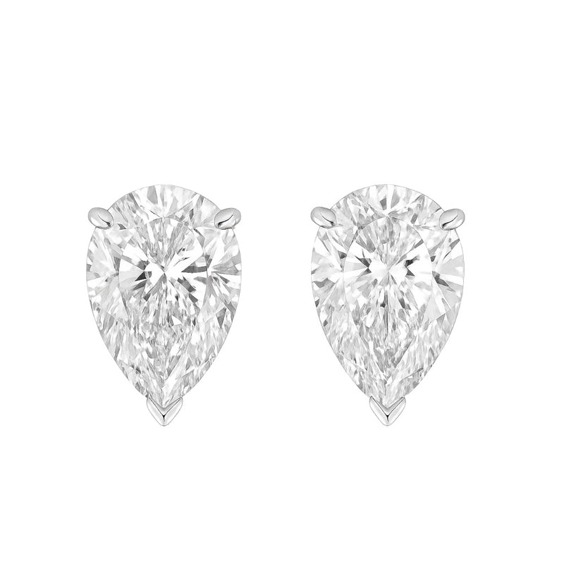 Spiked Pears - 8ctw Diamond Studs
