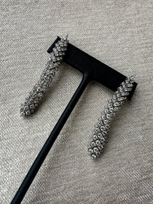 Diamond Fox Tail Earrings
