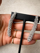 Diamond Fox Tail Earrings