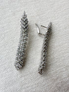 Diamond Fox Tail Earrings