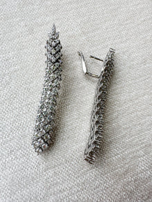 Diamond Fox Tail Earrings