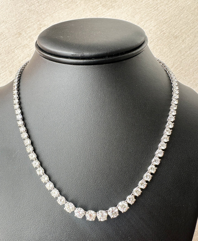 The Gradual Diamond Tennis Necklace