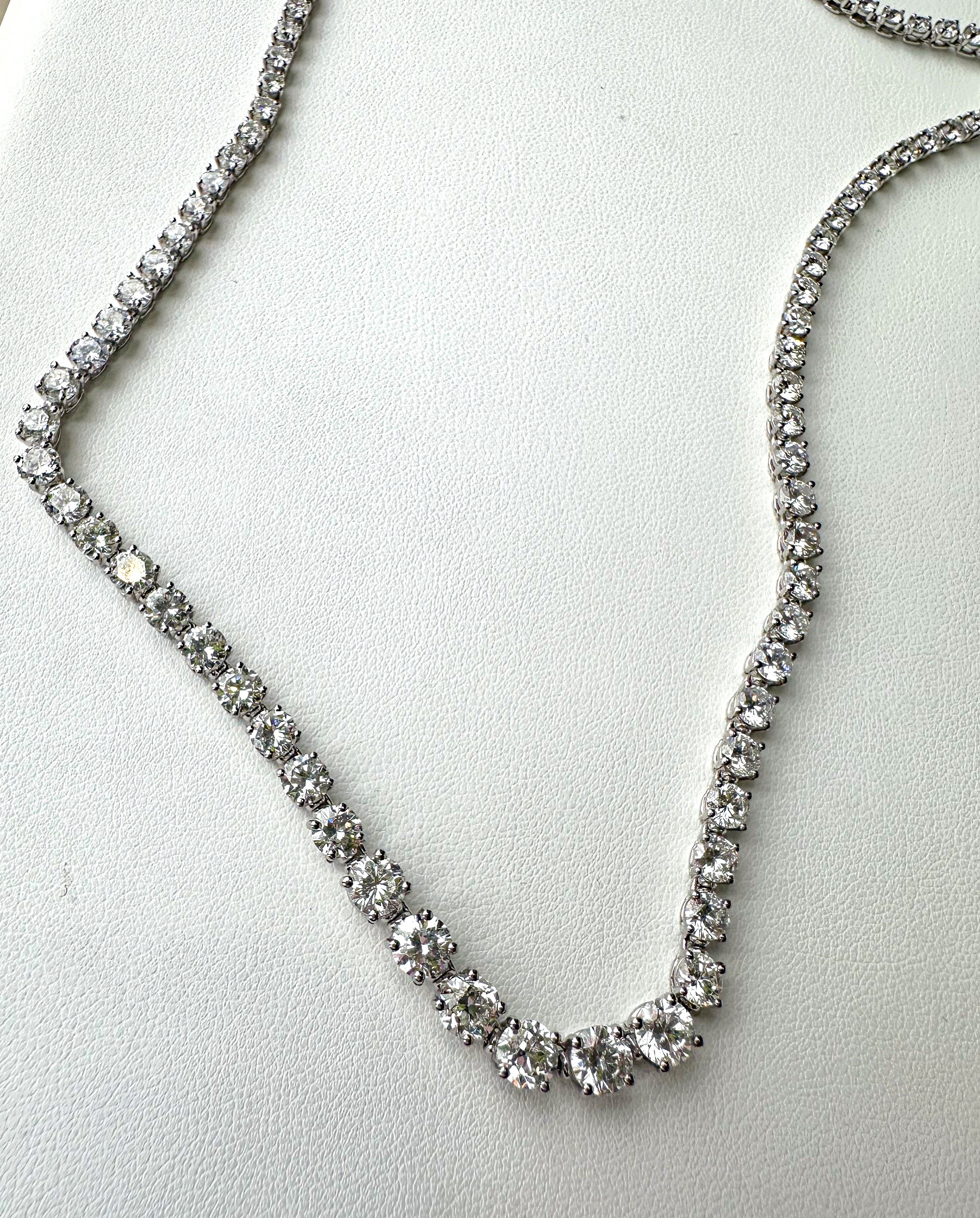 The Gradual Diamond Tennis Necklace