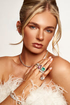 The Emerald Riviera Tennis Necklace