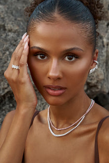 The Pink Panther Diamond Tennis Necklace