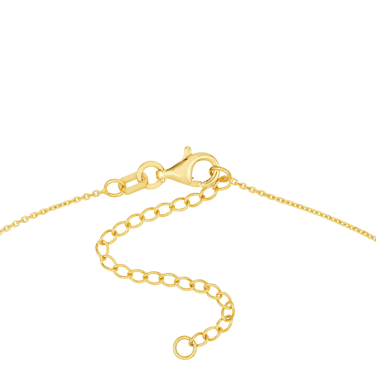 Puffy Gold MAMA Necklace