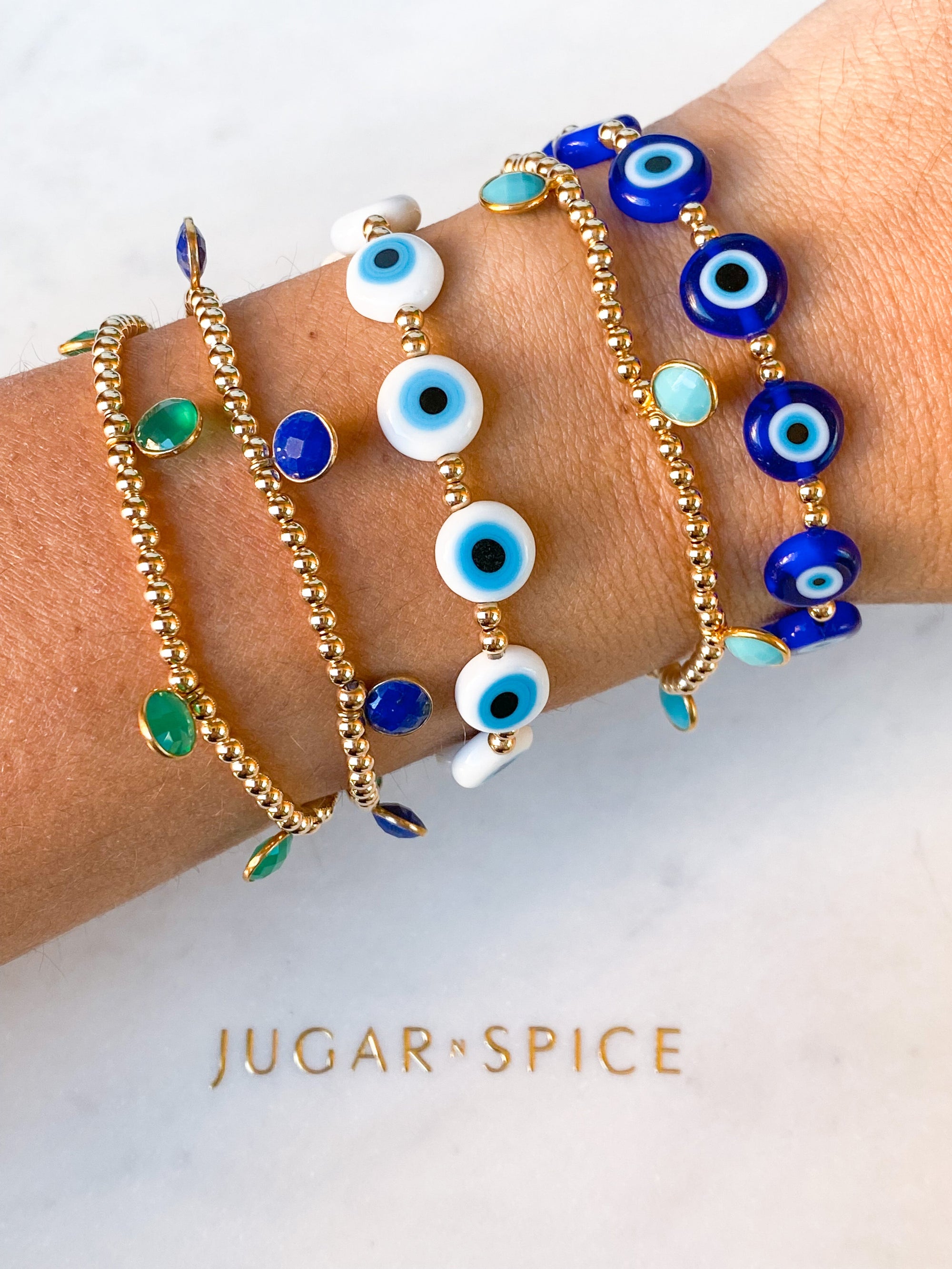 White Eye Bracelet
