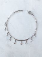 Diamond Shaker Hoop Earrings