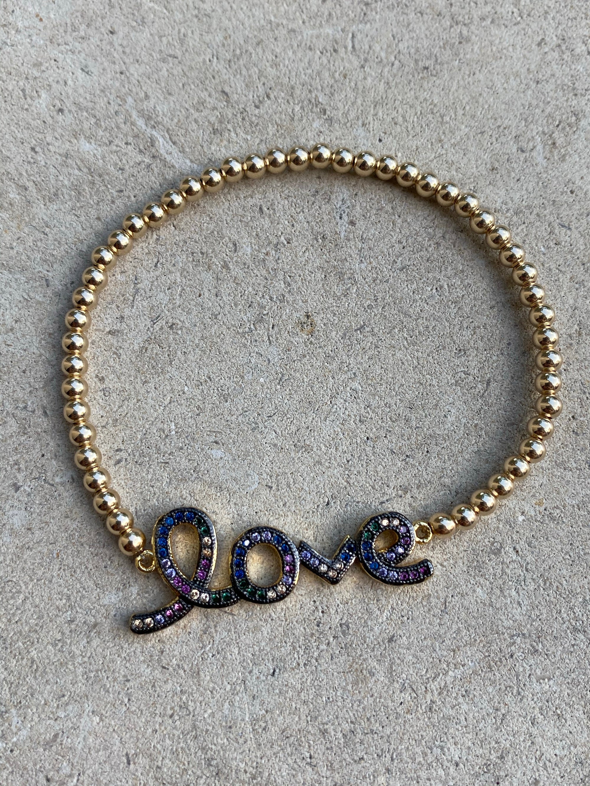 Rainbow LOVE Bracelet